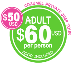 Precio Cozumel Jeep Tour